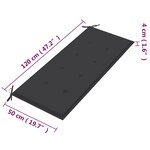 vidaXL Banc de jardin 2 places avec coussin 120 cm Bois d'eucalyptus