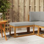vidaXL Banc de Jardin Bois d'Acacia Massif Naturel