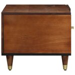 vidaXL Table basse 80x50x40 cm en bois de mangue massif