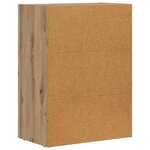 vidaXL Buffet Chêne artisanal 59 x 35 x 80 5 cm Bois d'ingénierie