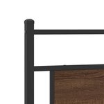 vidaXL Cadre de lit sans matelas chêne marron 107x203 cm