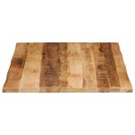 vidaXL Dessus de table bord vivant 90x80x2 5 cm bois de manguier brut