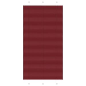 vidaXL Store plissé rouge bordeaux 110x200 cm largeur du tissu 109 4cm
