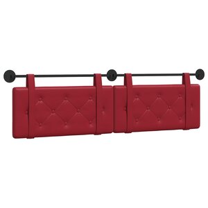 vidaXL Tête de lit suspendue Bordeaux Simili cuir