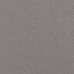 vidaXL Lit avec matelas Dover taupe 200x200 cm tissu