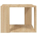 vidaXL Table basse Chêne sonoma 40x40x30 cm Bois d'ingénierie