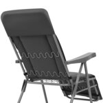 vidaXL Chaises pliables de jardin avec coussins lot de 2 Gris