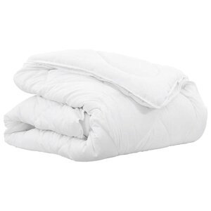 vidaXL Duvet 2-en-1 Blanc 200 x 200 cm Polyester