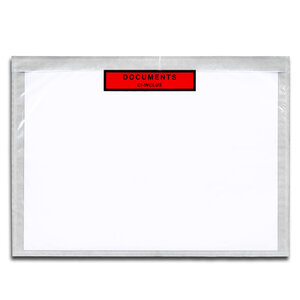 Lot de 1000 pochettes documents ci-inclus pac-list a4