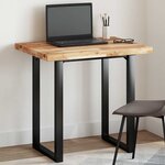 vidaXL Dessus de table rectangulaire 100x60x4 cm bois massif d'acacia