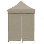 vidaXL Tente de fête 200 x 200 x 306 cm Taupe Tissu Oxford