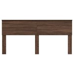 vidaXL Tête de lit Chêne brun 180 cm Bois d'ingénierie