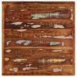 vidaXL Table bistrot Marron 50 x 50 x 76 cm Bois Recyclé Solide