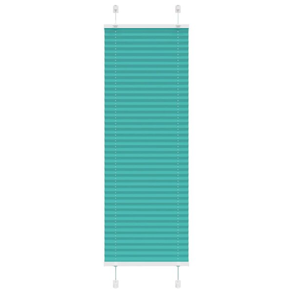 vidaXL Store plissé vert pétrole 40x150 cm largeur du tissu 39 4 cm