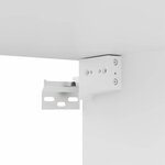 vidaXL Meuble TV Blanc 80x30x30 cm Bois d'ingénierie