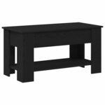 vidaXL Table basse Chêne noir 101 x 49 x 52 cm Bois d'ingénierie