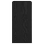 vidaXL Meuble sous lavabo de salle de bain Chêne noir