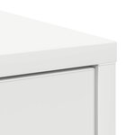 vidaXL Buffet avec tiroirs et portes blanc 73x31x90 cm