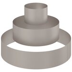 vidaXL Pot en métal Acier corten Grand Durable Pot en métal Rond