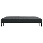 vidaXL Housse de Table Uni Noir 122 x 122 x 15 cm tissu