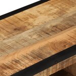 vidaXL Meuble TV 110x31x46 cm Bois de manguier brut