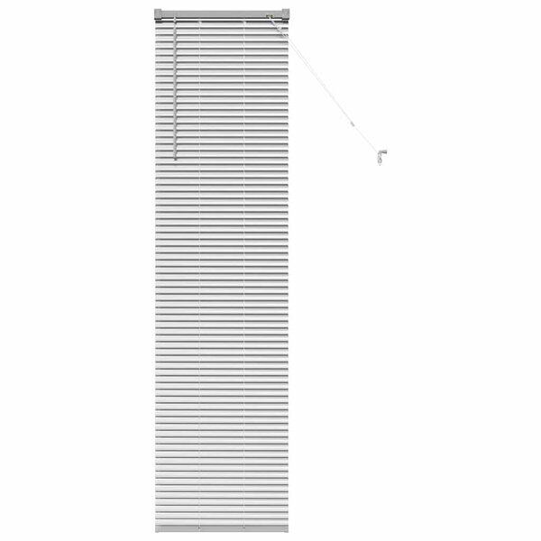 vidaXL Store de Fenêtre avec des rideaux Argenté 80 x 130 cm Aluminium