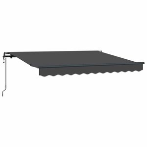 vidaXL Auvent Rétractable Anthracite 300 x 200 cm tissu