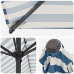 vidaXL Parasol de jardin avec base 300 x 300 cm Polyester