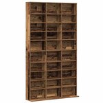 vidaXL Meuble CD Bois ancien 101 x 23 x 177 5 cm Bois d'ingénierie