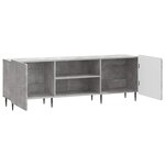vidaXL Meuble TV Gris béton 150 x 31 x 52 cm Bois d'ingénierie