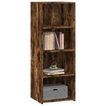 vidaXL Buffet haut chêne fumé 45x41x124 cm bois d'ingénierie