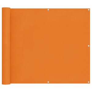 vidaXL Écran de balcon 100 x 1000 cm Tissu Oxford Rectangulaire Orange