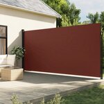 vidaXL Auvent latéral rétractable marron 200x300 cm