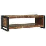 vidaXL Table basse Marron 120 x 50 x 38 cm bois de récupération massif