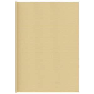 vidaXL Tapis de tente 400x400 cm Beige