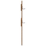 vidaXL Porte-manteau mural avec stockage Vieux bois 65 x 3 x 100 cm