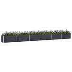 vidaXL Jardinière Anthracite 480 x 50 x 45 cm Acier galvanisé