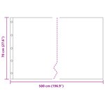 vidaXL Barrière de racines avec rails de connexion Noir 0 7x5 m 1 5 mm HDPE