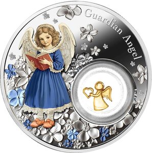 Pièce de monnaie en Argent 2 Dollars g 28.28 Millésime 2025 GUARDIAN ANGEL
