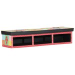 Meuble TV mural vidaXL Multicolore 100x30x22cm en bois d'ingénierie