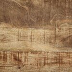 vidaXL Table basse 70x50x38 cm bois de manguier massif brut