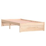 vidaXL Cadre de lit sans matelas bois massif 90x200 cm