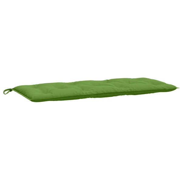 vidaXL Coussin de banc de jardin vert mélangé 120x50x7 cm tissu