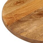 vidaXL Dessus de table 140x50x2 5 cm ovale bois massif de manguier