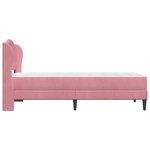 vidaXL Cadre de lit avec tête de lit Rose 80 x 200 cm Velours