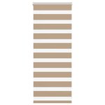 vidaXL Store zèbre marron sable largeur du tissu 50 9 cm polyester