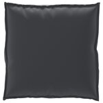 vidaXL Coussin de palette pour siège noir 70 x 70 x 12 cm  tissu oxford.