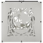 vidaXL Portant de bois de chauffage 40x40x40 cm acier inoxydable