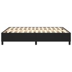 vidaXL Cadre de lit sans matelas noir 140x190 cm similicuir
