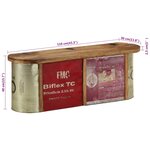 vidaXL Banc de rangement/buffet 120x30x40 cm bois de récupération